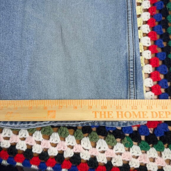 Vintage Y2K US Polo Assn Baggy Carpenter Denim Shorts Sz 36 - Picture 7 of 7